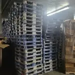 Used Plastic Pallets - Stackable, 4 - Way, 48 × 42" 1