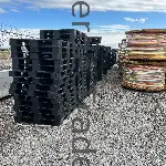 Used Plastic Pallets - Stackable, 4 - Way, 47 × 39" 2