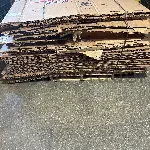 48 × 40 × 40" - Used Gaylord Boxes - 5 Wall, Octagon, Partial Flap Bottoms 1