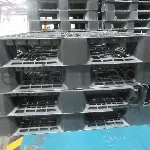 Used Plastic Pallets - Stackable, 4 - Way, 43 × 43" 3