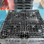 Used Plastic Pallets - Stackable, 4 - Way, 43 × 43" 2