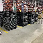 Used Plastic Pallets - Nestable, 4 - Way, 48 × 40" 2