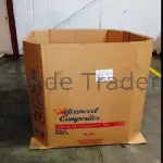 48 × 40 × 40" - Used Gaylord Boxes - 5 Wall, Octagon, Partial Flap Bottoms 1