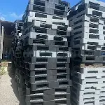 Used Plastic Pallets - Stackable, 4 - Way, 1100 × 1100mm 2