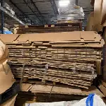 48 × 40 × 40" - Used Gaylord Boxes - 5 Wall, Octagon, Partial Flap Bottoms 1