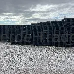 Used Plastic Pallets - Stackable, 4 - Way, 47 × 39" 1